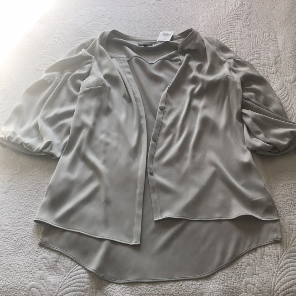The Limited Vapor Blue Size M Blouse NWT